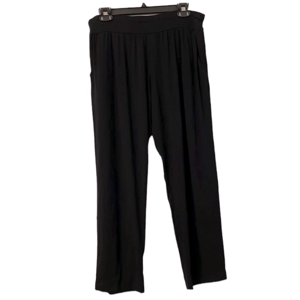 Salaam black rayon pants. Size M. GUC.
